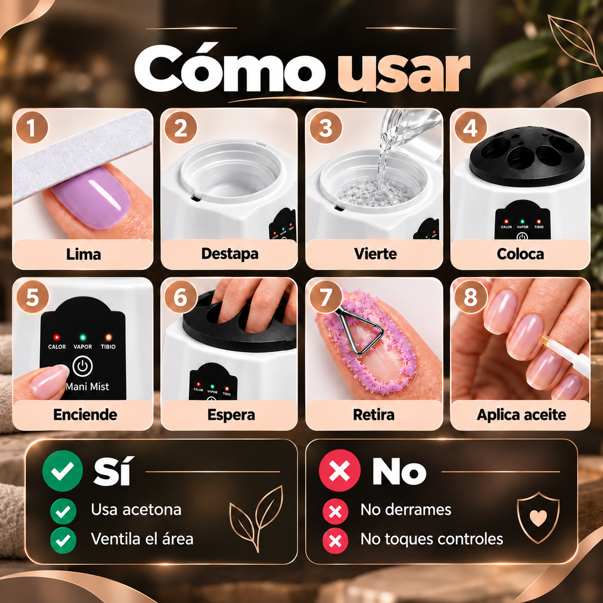 Removedor de Esmalte Portátil