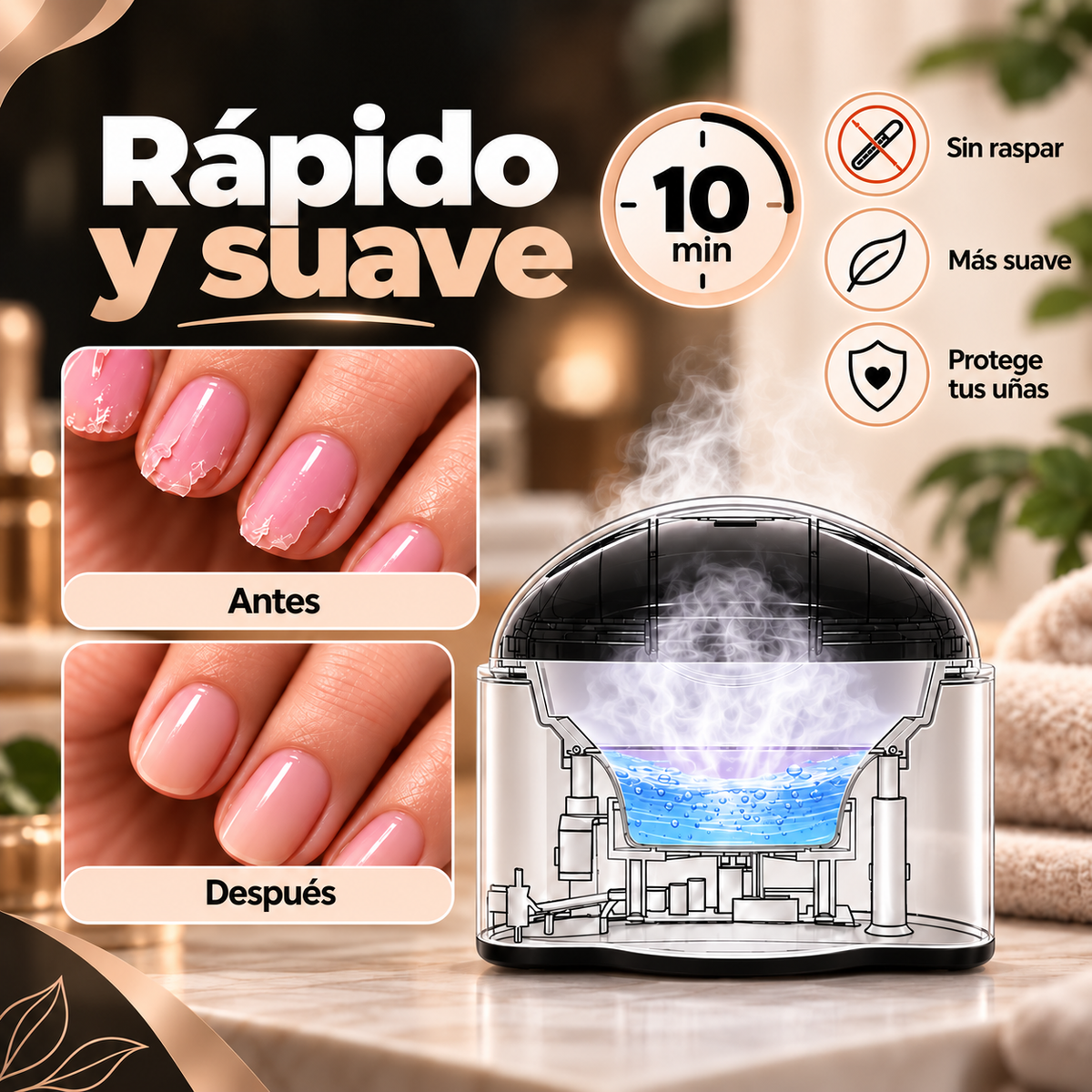 Removedor de Esmalte Portátil